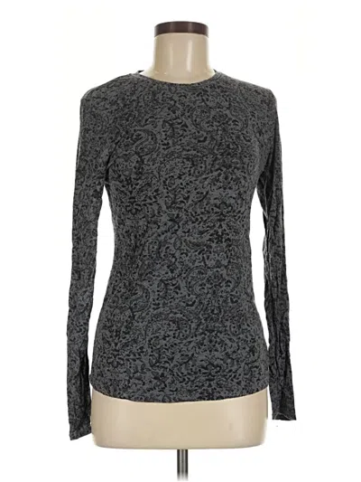 Pre-owned Cuddl Duds Pullover Sweater In Gray