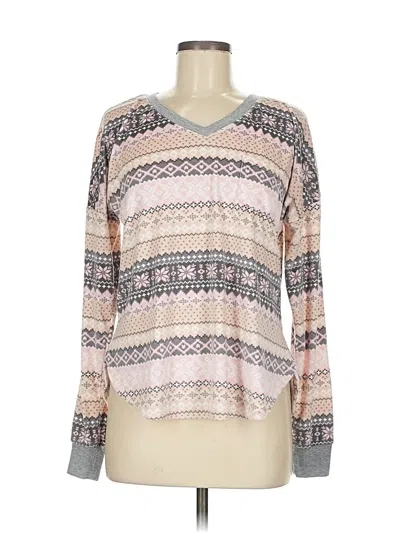 Pre-owned Cuddl Duds Pullover Sweater In Pink