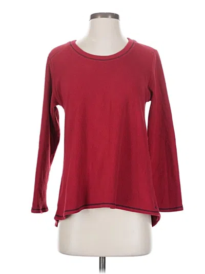 Pre-owned Cuddl Duds Pullover Sweater In Red