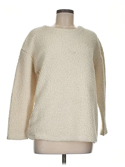 Pre-owned Cuddl Duds Pullover Sweater In White
