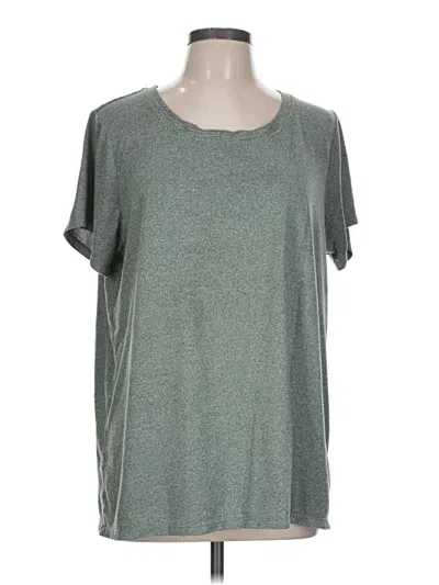 Pre-owned Cuddl Duds Short Sleeve T-shirt In Gray
