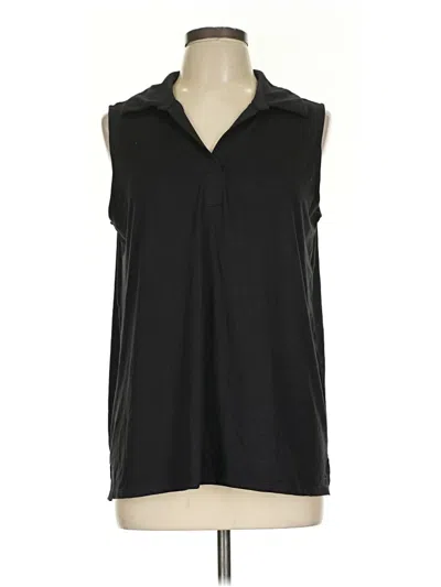 Pre-owned Cuddl Duds Sleeveless T-shirt In Black