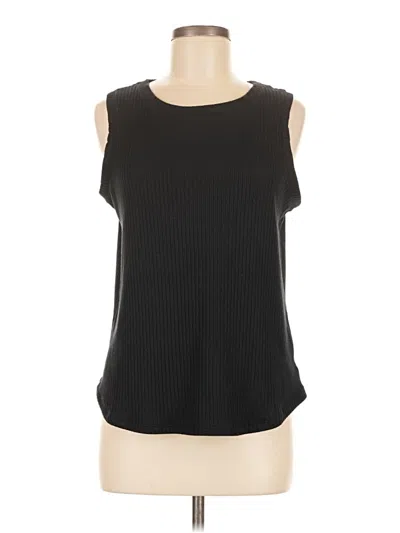 Pre-owned Cuddl Duds Sleeveless T-shirt In Black