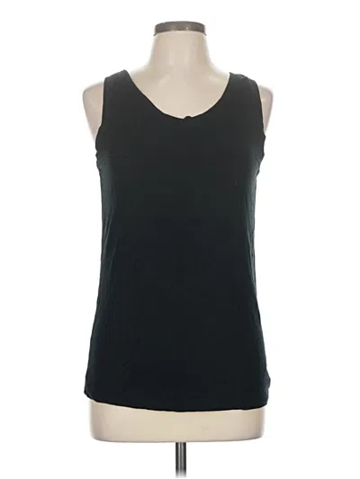 Pre-owned Cuddl Duds Sleeveless T-shirt In Black
