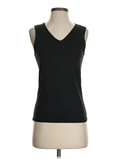 Pre-owned Cuddl Duds Sleeveless T-shirt In Black