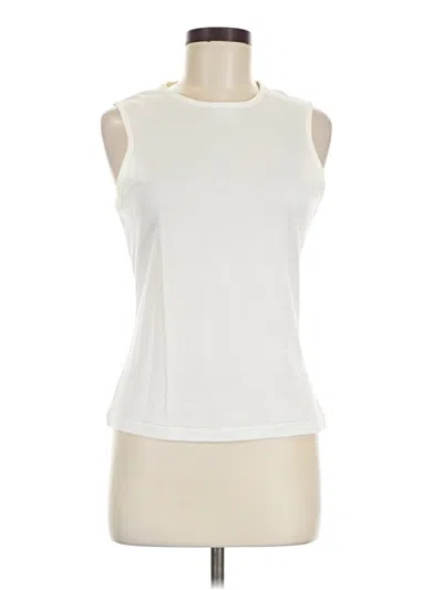 Pre-owned Cuddl Duds Sleeveless T-shirt In Ivory