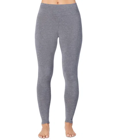 Cuddl Duds Softwear With Stretch High-waist Leggings In Gray
