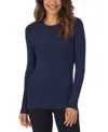 Cuddl Duds Cuddle Duds Women's Softwear Long-sleeve Maternity Top In Navy