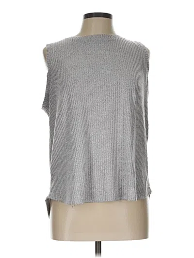 Cuddl Duds Sweater Vest In Gray