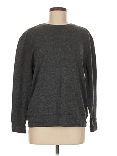 Pre-owned Cuddl Duds Sweatshirt In Gray
