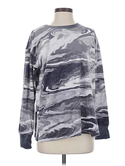 Pre-owned Cuddl Duds Sweatshirt In Gray