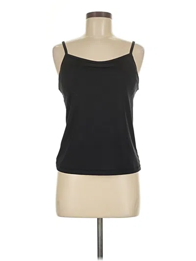Pre-owned Cuddl Duds Tank Top Black Strapless Neckline Tops