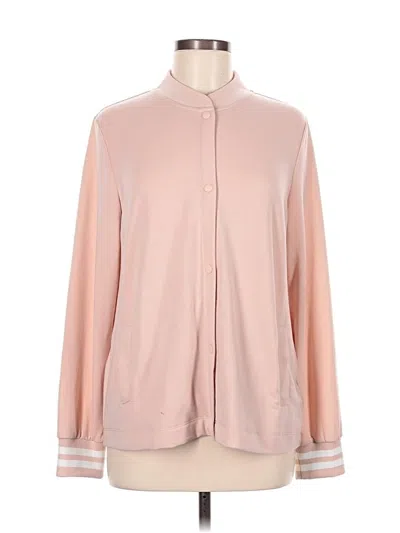 Pre-owned Cuddl Duds Track Jacket In Pink