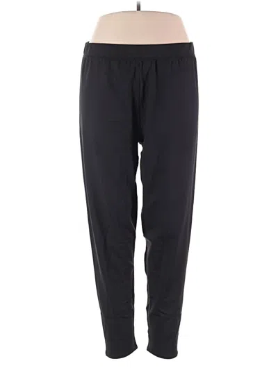 Pre-owned Cuddl Duds Track Pants In Black