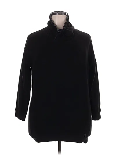 Pre-owned Cuddl Duds Turtleneck Sweater In Black