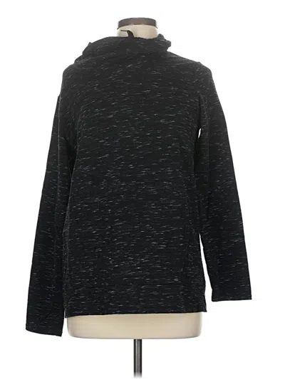 Pre-owned Cuddl Duds Turtleneck Sweater In Black