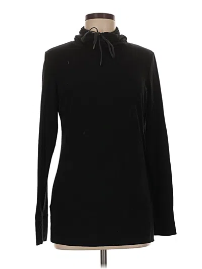 Pre-owned Cuddl Duds Turtleneck Sweater In Black