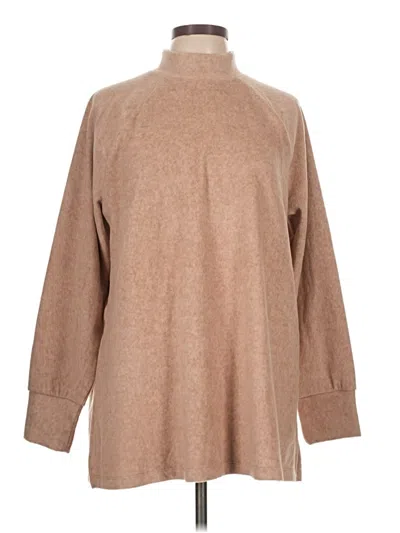 Pre-owned Cuddl Duds Turtleneck Sweater In Brown
