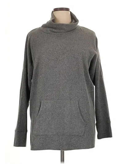 Pre-owned Cuddl Duds Turtleneck Sweater In Gray