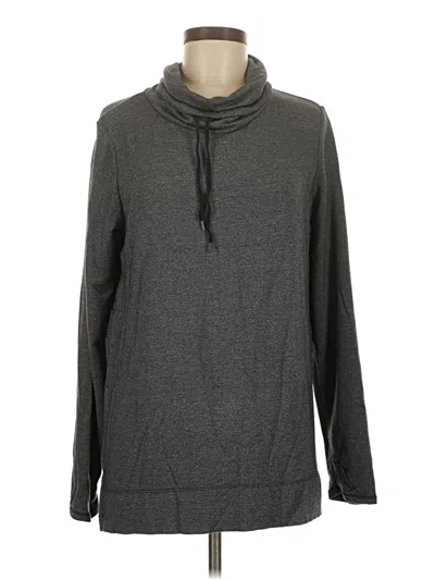 Pre-owned Cuddl Duds Turtleneck Sweater In Gray