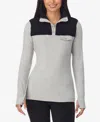 Cuddl Duds Women's Fleecewear Pull-on Top In Gray