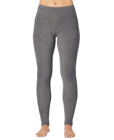 Cuddl Duds Women's Fleecewear With Stretch Legging In Heather Charcoal
