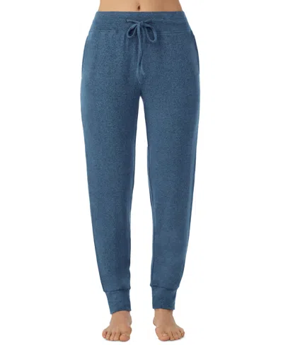 Cuddl Duds Women's Softknit Sweater-knit Jogger In Chambray