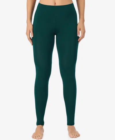 Cuddl Duds Women's Softwear With Stretch High Waist Legging In Green