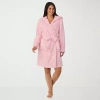 Cuddl Duds Womens Sherpa Long Sleeve Mid Length Robe In Multi