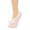 Cuddl Duds Womens Slipper Socks In Pink