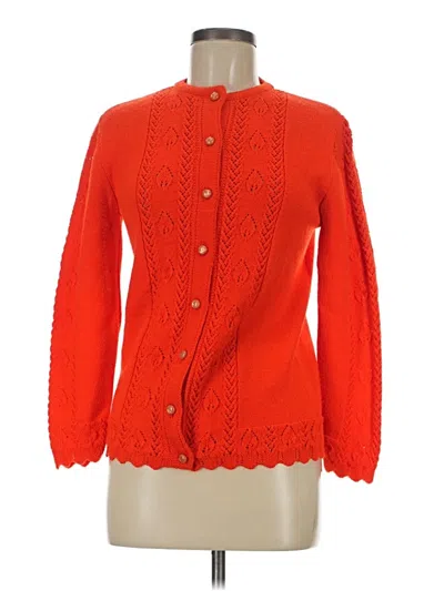 Pre-owned Cuddle Knit Cardigan Sweater In Orange