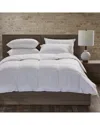 Cuddledown 300 Thread Count 600fp Down Windowpane Comforter In White