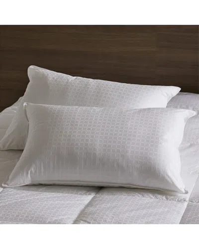Cuddledown 300 Thread Count 600fp Down Windowpane Pillow In Multi