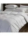 Cuddledown 300 Thread Count 700fp Down Windowpane Comforter In White