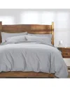 Cuddledown 390tc Sateen Comforter Cover In Gray