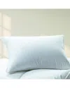 Cuddledown 700fp White Down Windowpane Pillow In White