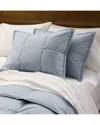Cuddledown Chroma Quilted Sham - Standard In Blue