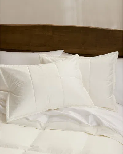 Cuddledown Chroma Quilted Sham - Standard In White