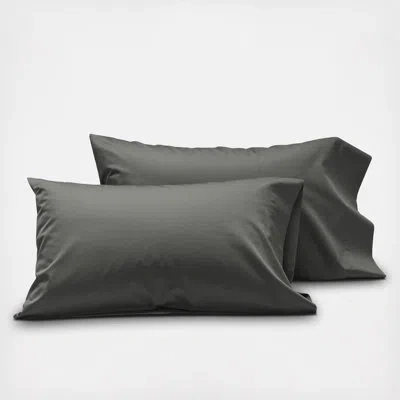 Cuddledown Heritage Sateen Pillowcase Set In Gray
