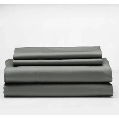 Cuddledown Heritage Sateen Sheet Set In Gray