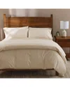 Cuddledown Katahdin Undyed Organic Percale Comforter Cover In White