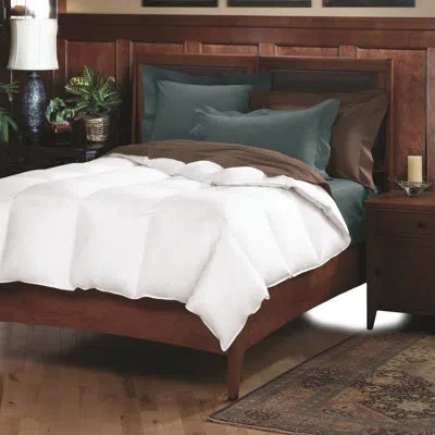 Cuddledown Sateen 800fp Down Comforter, Twin All Season In Multi