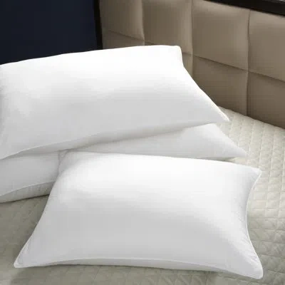Cuddledown Sateen 800fp Down Pillow, King Medium In White