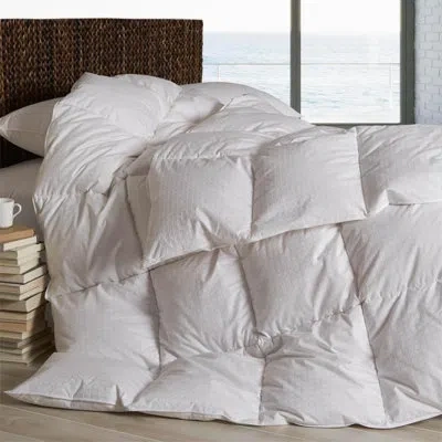 Cuddledown Windowpane Down Alternative Comforter, Twin All Season In White