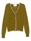 Cuddleup Cashmere Cardigan In Green