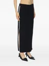 SIDE-STRIPE MAXI SKIRT