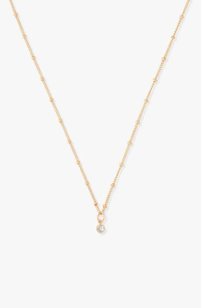 Cuffed By Nano Birthstone 14k Gold Filled Necklace