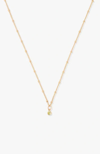 Cuffed By Nano Birthstone 14k Gold Filled Necklace