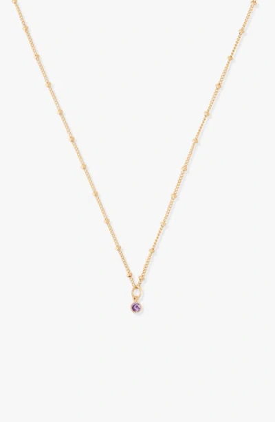 Cuffed By Nano Birthstone 14k Gold Filled Necklace