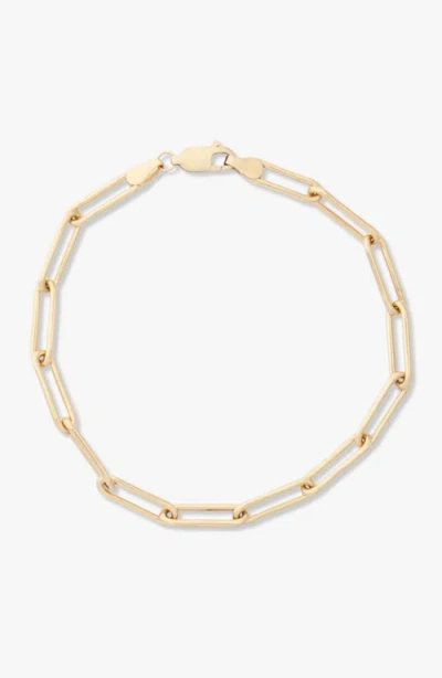 Cuffed By Nano Chunky Paperclip 14k Gold Filled Bracelet